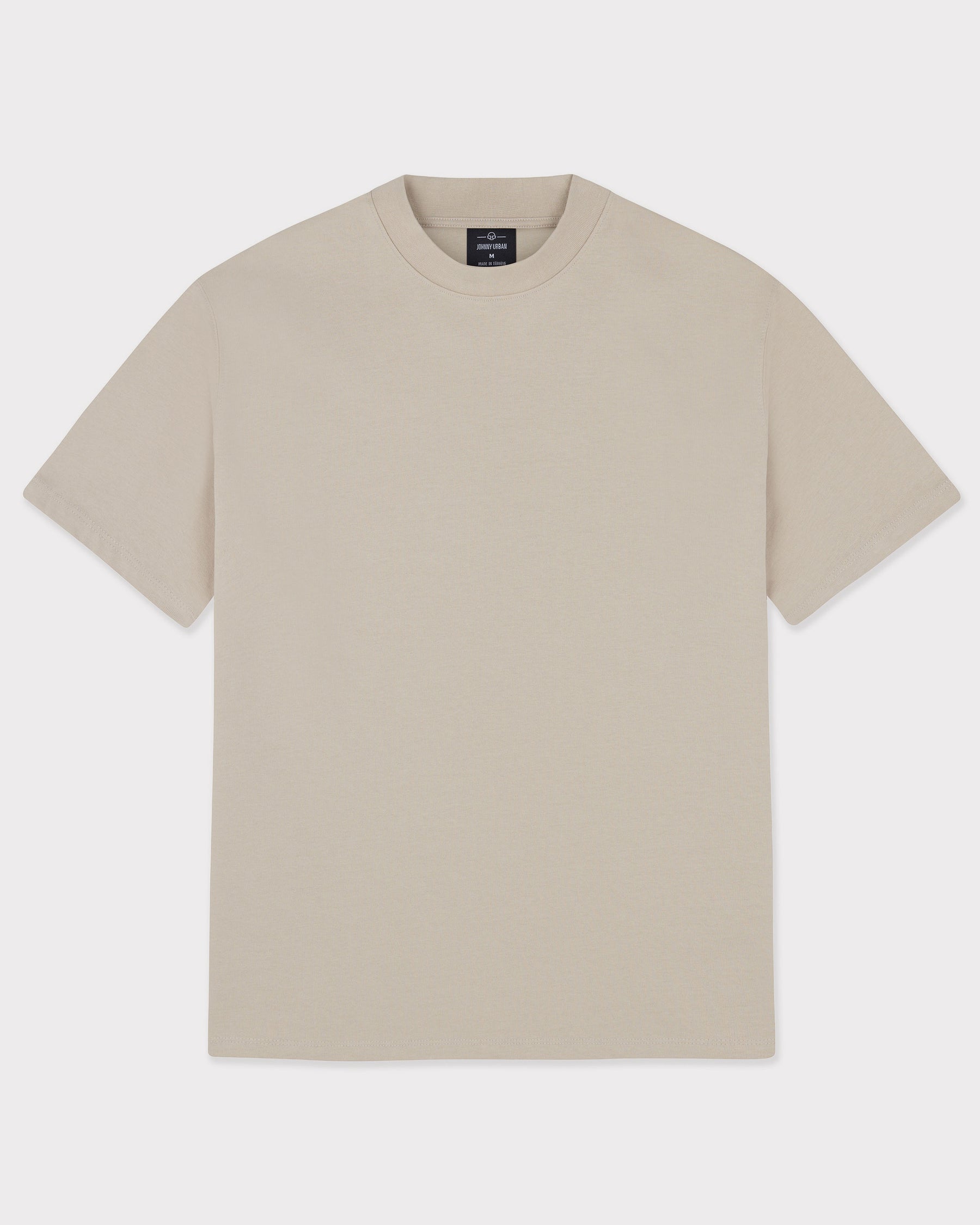 Oversized T-Shirt 'Sammy' von Johnny Urban in beige, Unisex, schlichtes Design mit Rundhalsausschnitt