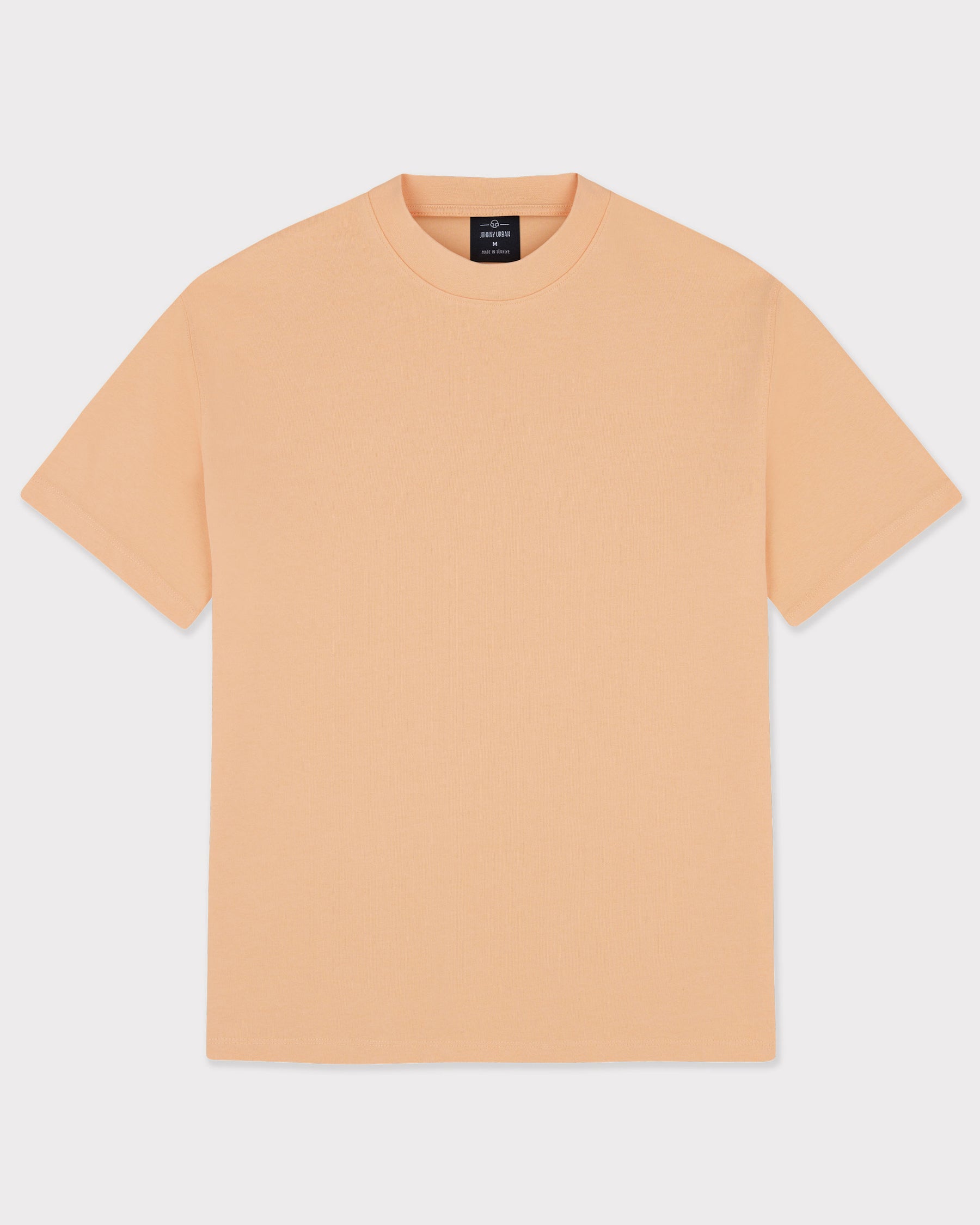Johnny Urban T-Shirt 'Sammy' oversized in pfirsichfarbenem Baumwollmaterial