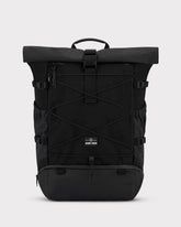Schwarzer Reiserucksack 'Allen Large Travel' von Johnny Urban mit Rollverschluss und Frontnetz