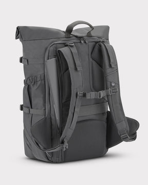 Grau Johnny Urban Allen Large Travel Reiserucksack mit gepolsterten Schulterriemen und Laptopfach hinten