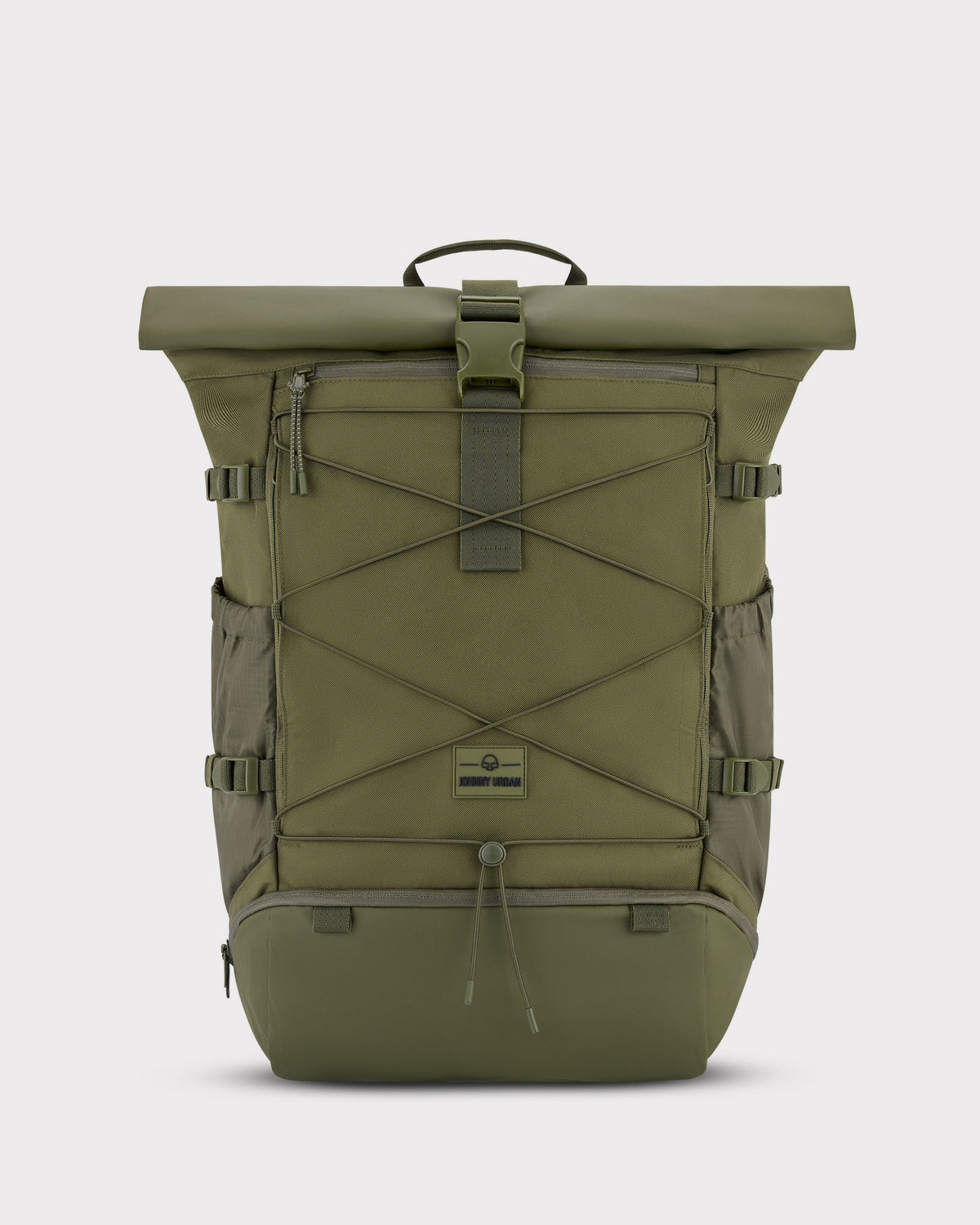 Reiserucksack Johnny Urban Allen Large Travel in Olivgrün, mit Rolltop und externem Netzfach