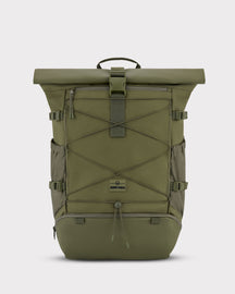 Reiserucksack Johnny Urban Allen Large Travel in Olivgrün, mit Rolltop und externem Netzfach