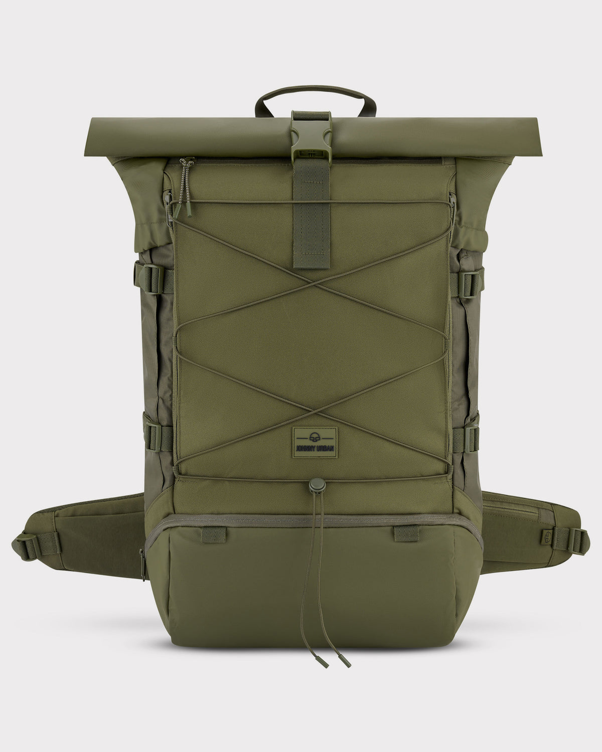 Oliver Johnny Urban Reiserucksack 'Allen XL Travel' mit Rolltop, elastischem Frontgummi und Hüftgurten