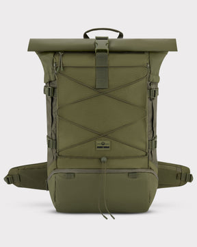 Oliver Johnny Urban Reiserucksack 'Allen XL Travel' mit Rolltop, elastischem Frontgummi und Hüftgurten