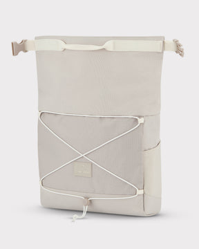 Beige Umhängetasche 'Dylan' von Johnny Urban mit Rolltop und elastischem Spannseil