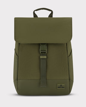 Olivegrüner Johnny Urban Rucksack 'Mika' mit Klappe und Kunststoffverschluss