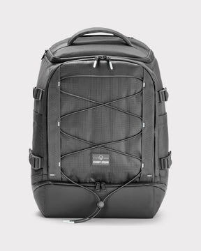 Grauer Rucksack 'Jack' von Johnny Urban mit elastischen Netzen und verstellbaren Seitenriemen
