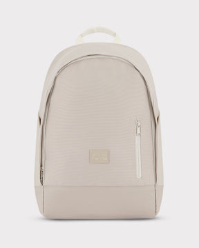 Beiger Johnny Urban Rucksack 'Neo' mit kleinem Reißverschlussfach vorne