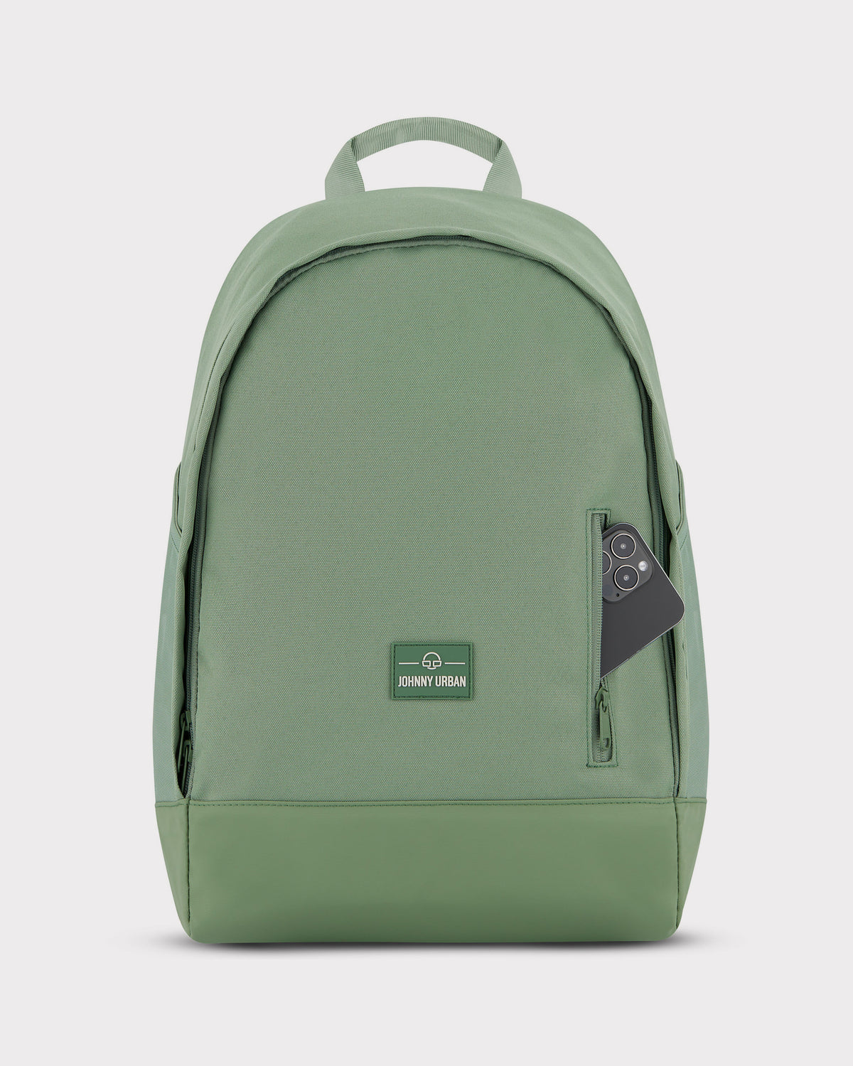 Grüner Johnny Urban Rucksack 'Neo' mit Fronttasche und Smartphone-Steckfach