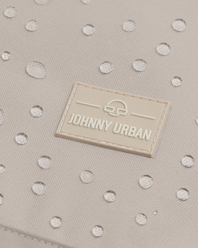 Beige Johnny Urban Rucksack Neo mit wasserabweisender Oberfläche und Logo-Patch