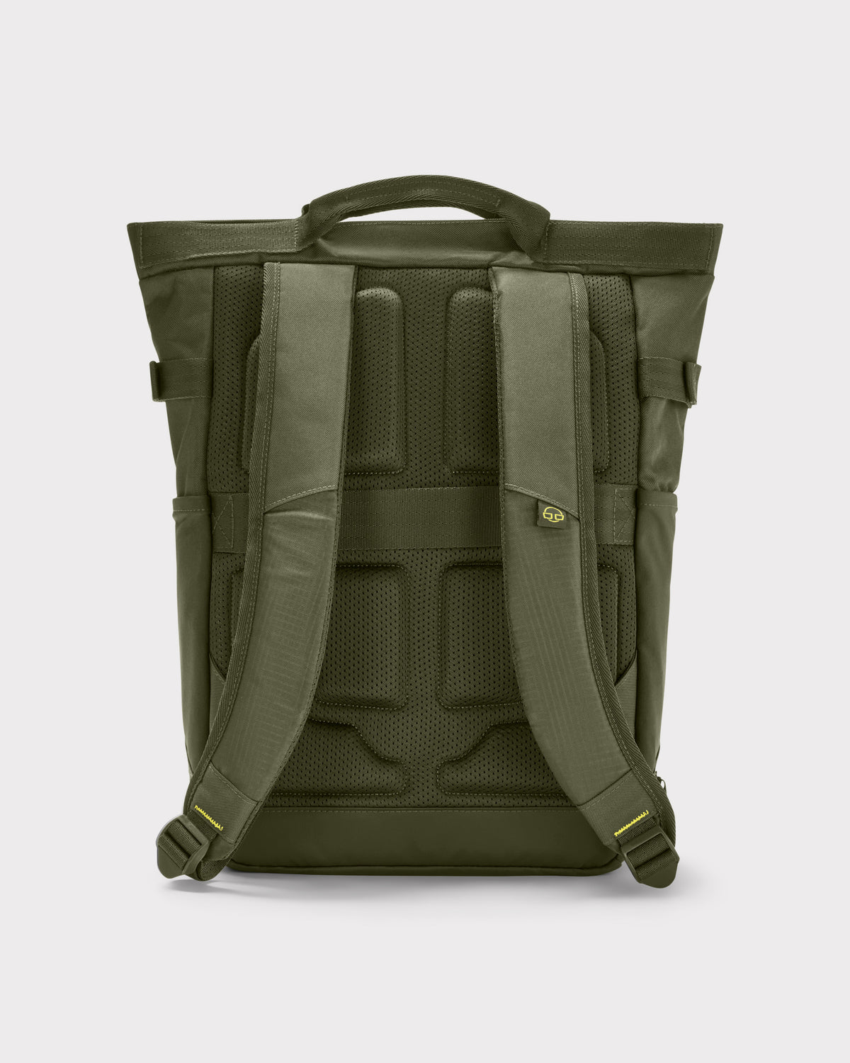Rucksack 'Harper' in modernem Olivgrün mit gepolstertem Rücken und verstellbaren Schultergurten