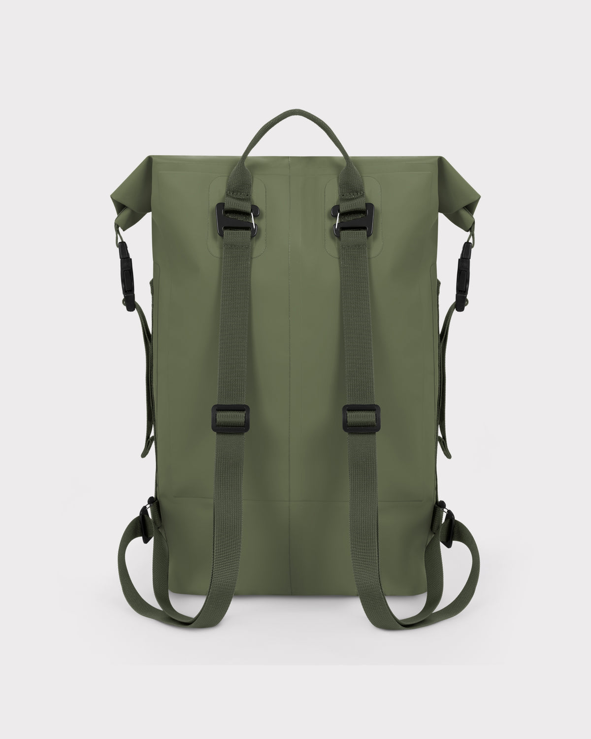 Rolltop Rucksack 'Myles' von Johnny Urban in olivgrün, mit verstellbaren Schultergurten und Tragegriff