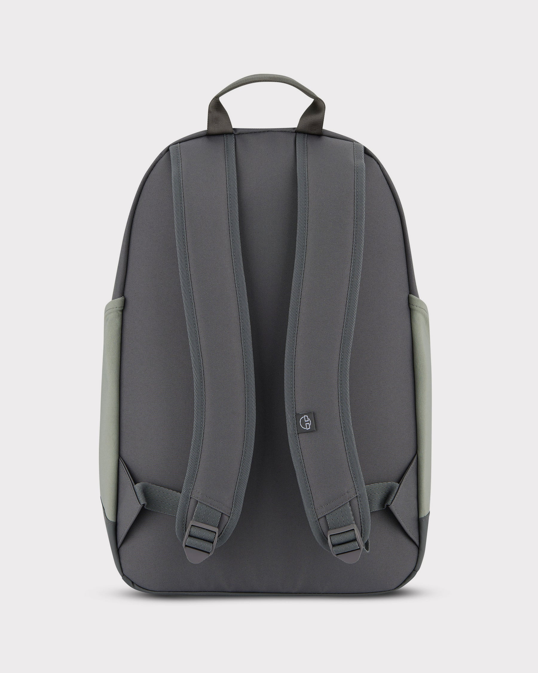 Ergonomischer grauer Rucksack 'Neo' mit gepolsterten Schultergurten und Trageschlaufe