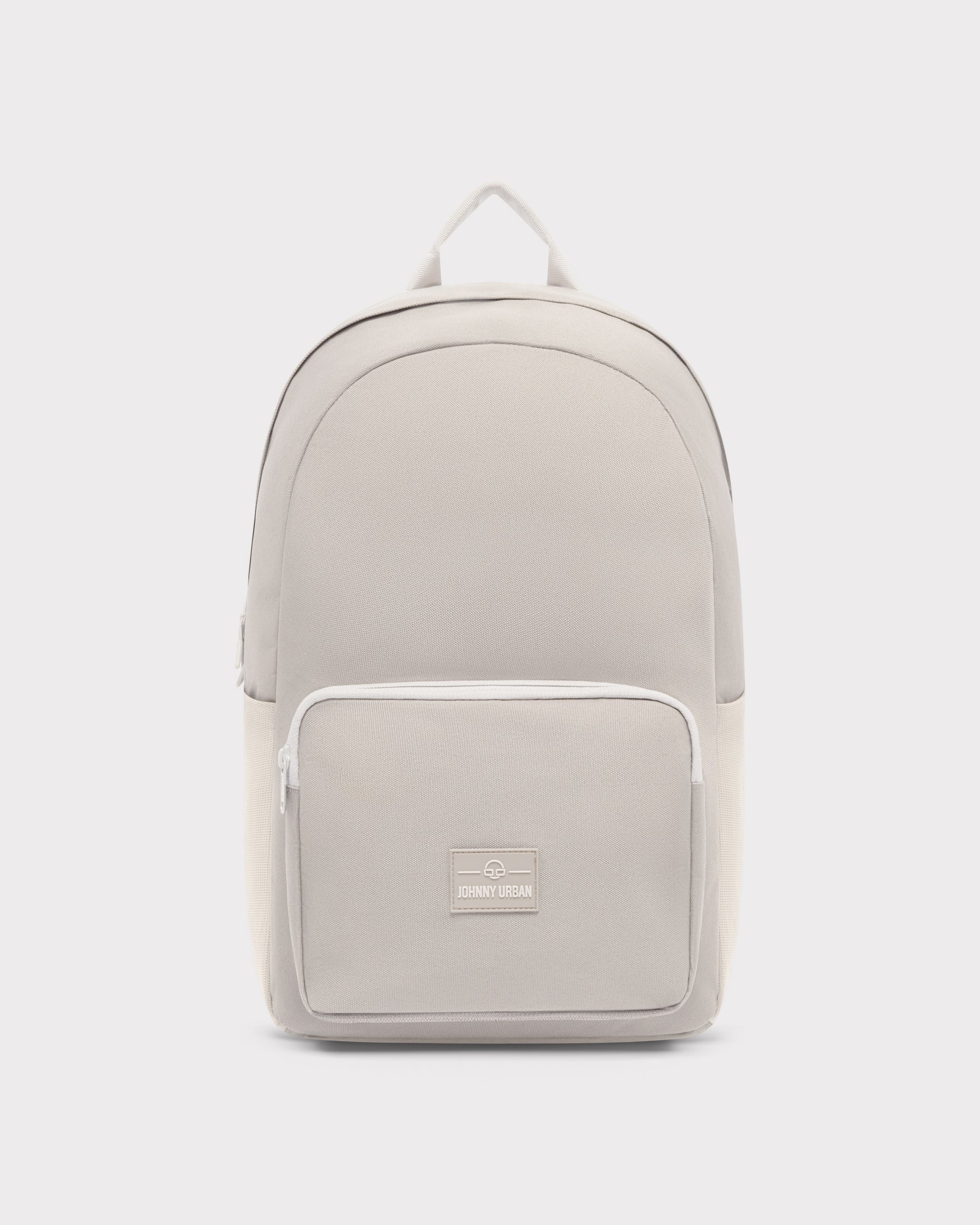 Ergonomischer Sandfarbener Schulrucksack "Mo" von Johnny Urban mit Fronttasche