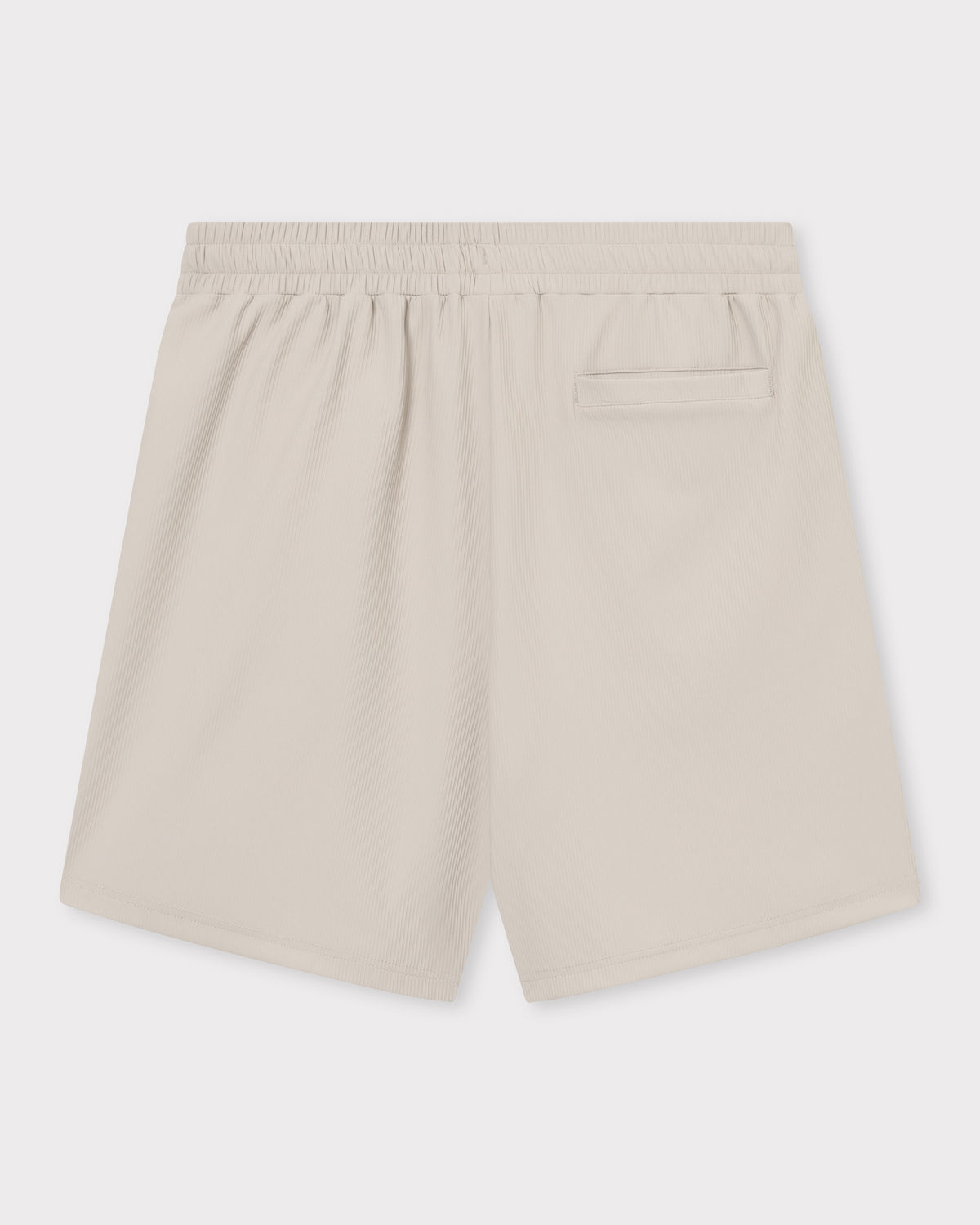 Herren-Shorts 'Mason' in Sandfarbe mit elastischem Bund und einer hinteren Tasche