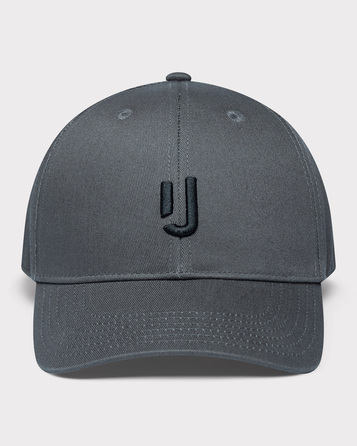 Anthrazitfarbene Snapback-Cap 'Jason' von Johnny Urban mit schwarzem Logo