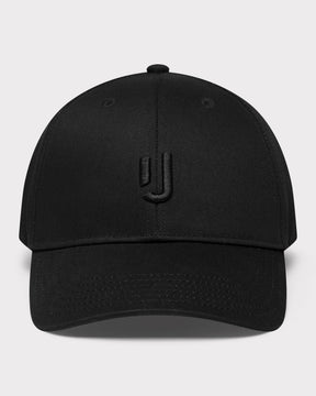 Schwarze Snapback-Cap 'Jason' mit gesticktem Logo vorne