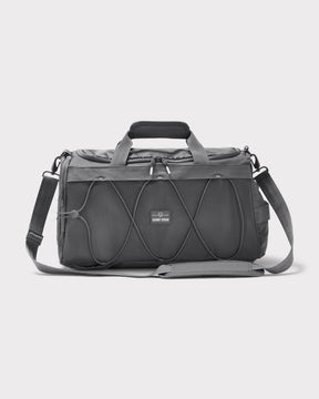 Tom graue Sporttasche Duffle Bag 'Shawn Medium' von Johnny Urban mit verstellbarem Schultergurt und Frontnetz