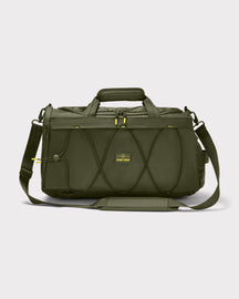 Olivefarbene Duffle Bag 'Shawn Medium' von Johnny Urban mit Tragegriff, verstellbarem Schulterriemen und elastischem Gummizug