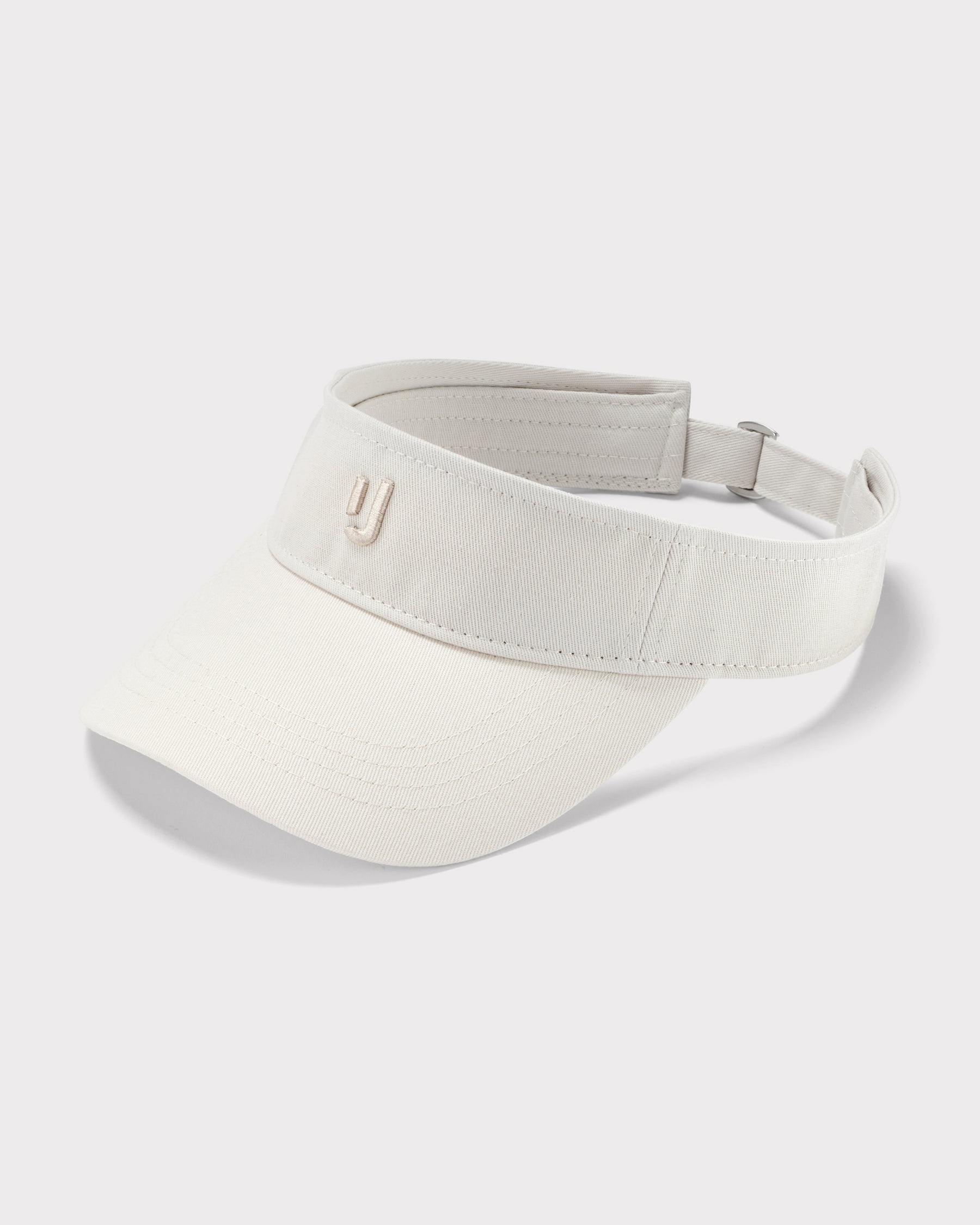 Johnny Urban Sonnenblende 'Terry' in Creme mit verstellbarem Riemen und kleinem Markenlogo