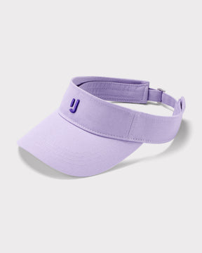 Lila Sonnenblende "Terry" mit verstellbarem Rücken und gesticktem 'JJ'-Logo