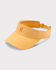 Pfirsichfarbener Sun Visor 'Terry' mit verstellbarem Riemen und eingeprägtem Johnny Urban Logo