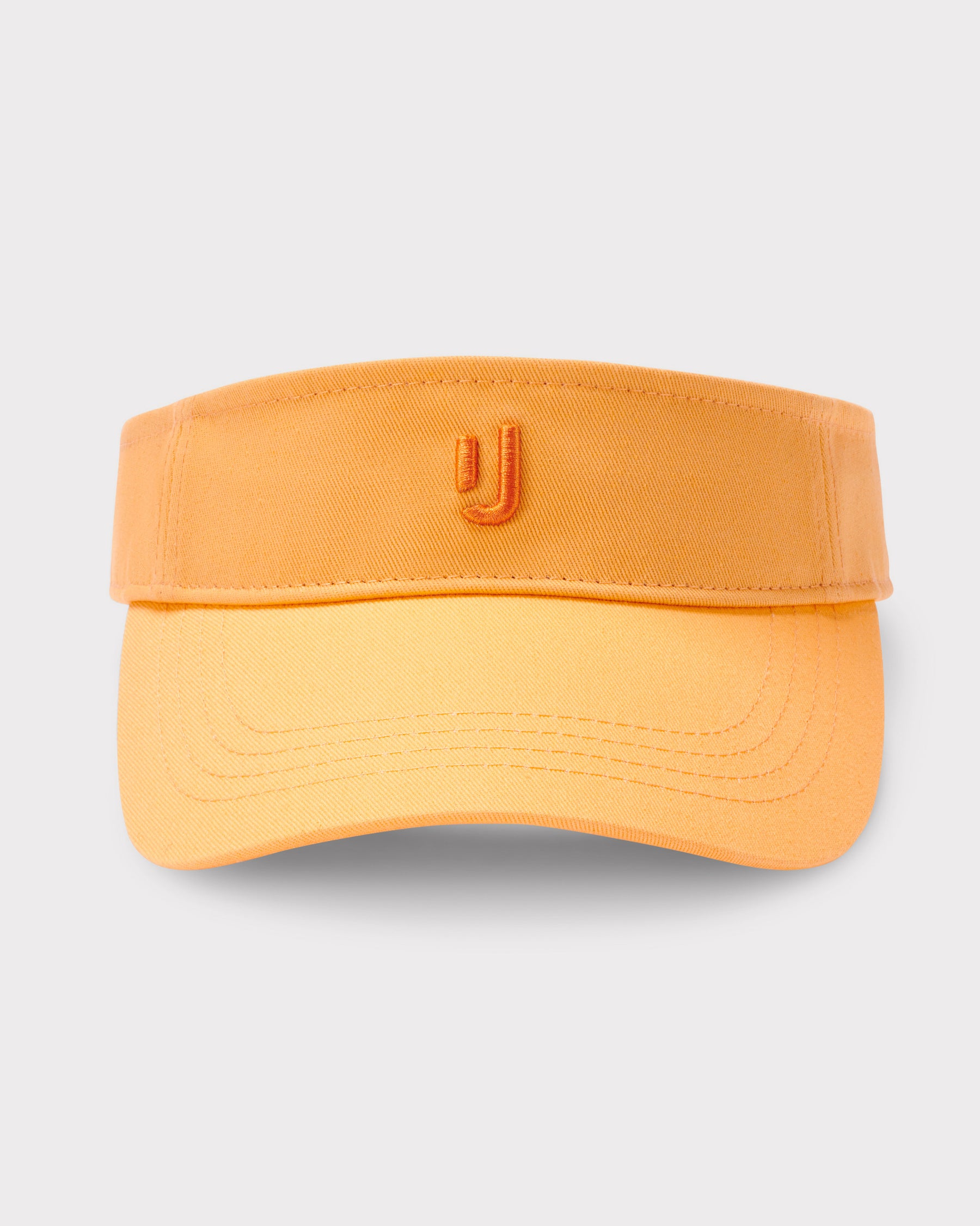 Sun Visor 'Terry' in Pfirsichfarben mit gesticktem 'J' vorne