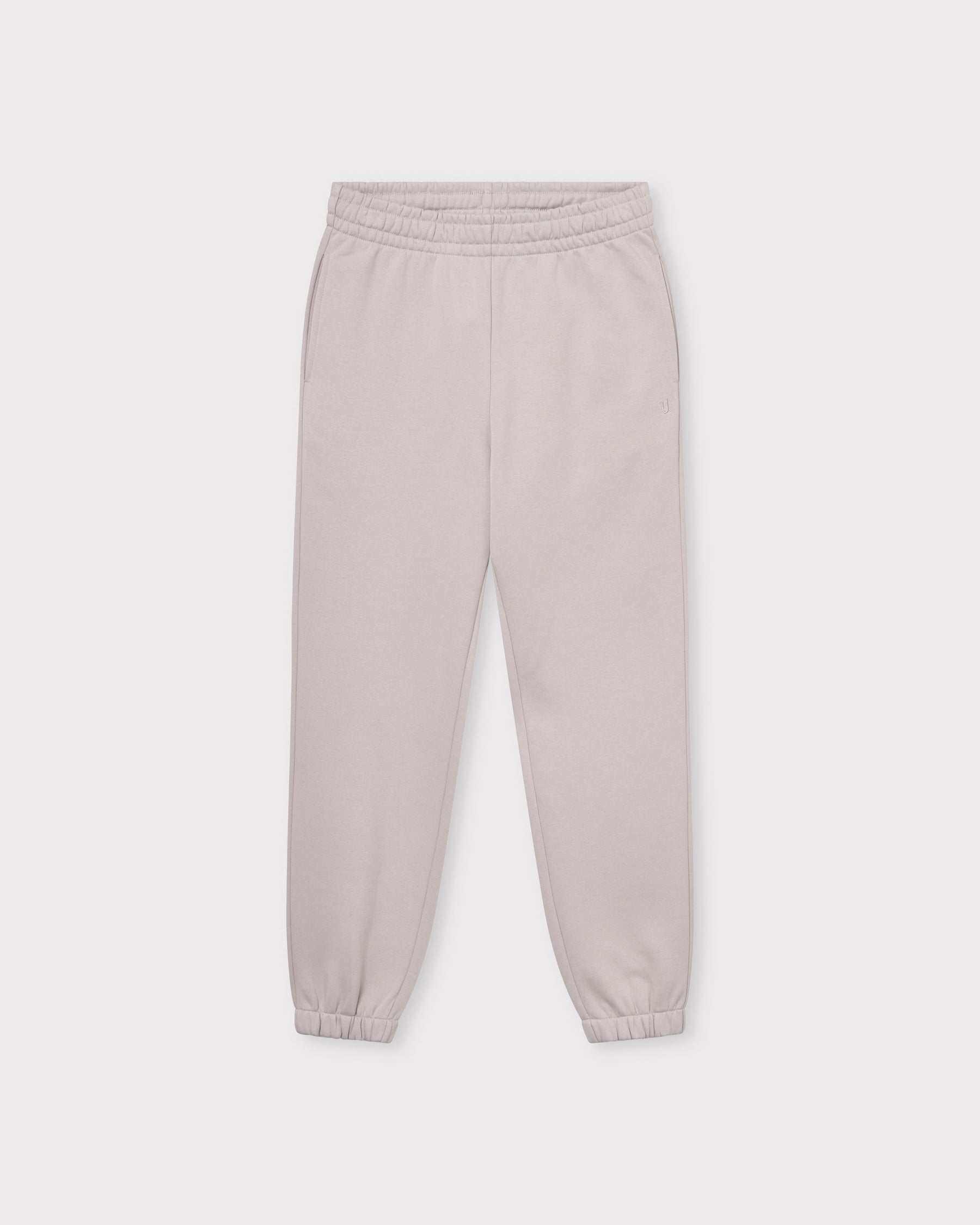 Unisex-Jogginghose 'Owen' in hellgrau mit elastischem Bund und Bündchen