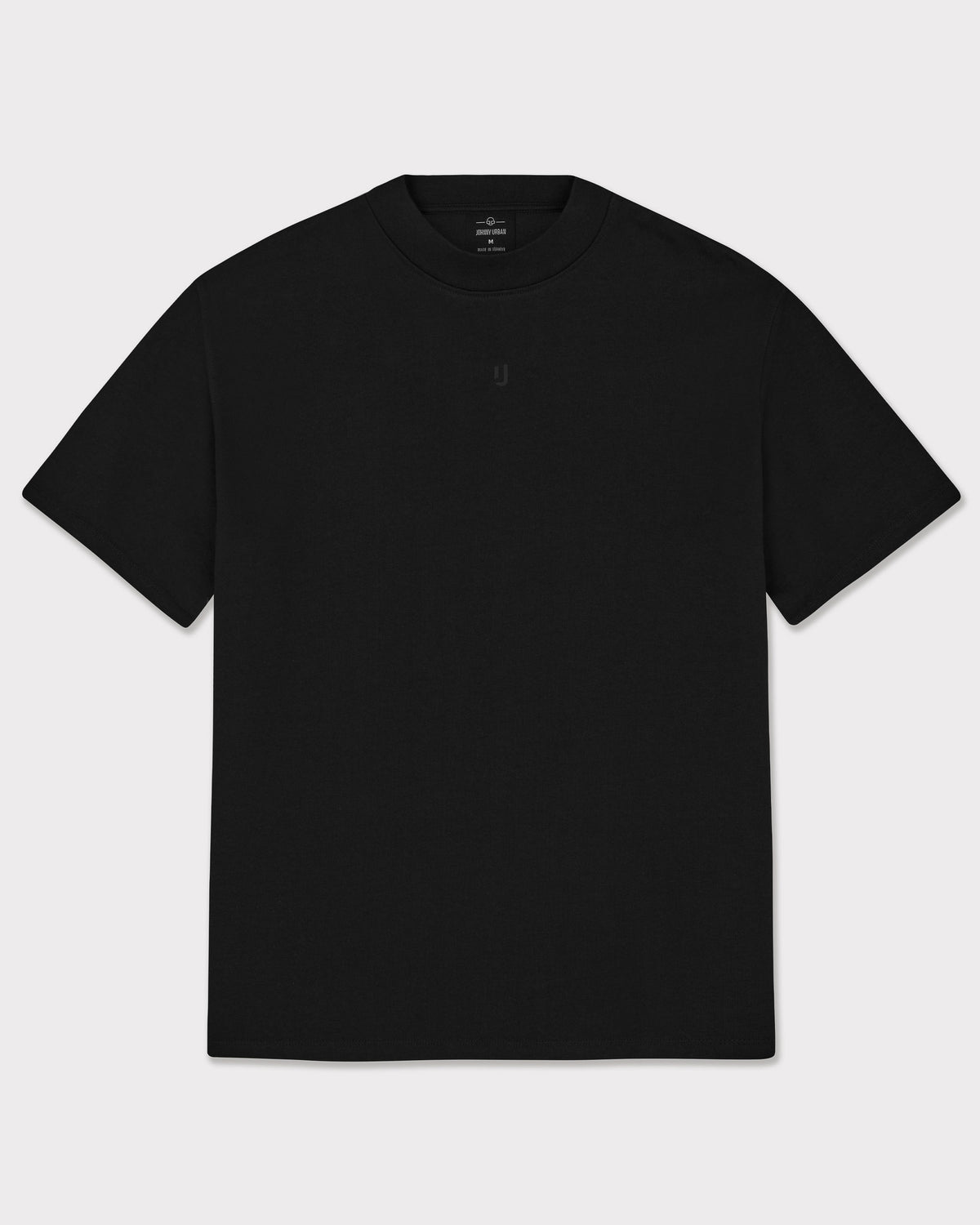 Schwarzes Oversize-T-Shirt 'Sammy Butterfly' von Johnny Urban ohne sichtbares Motiv