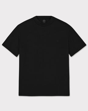 Schwarzes, oversized T-Shirt ‚Sammy Lava‘ von Johnny Urban mit Rundhalsausschnitt