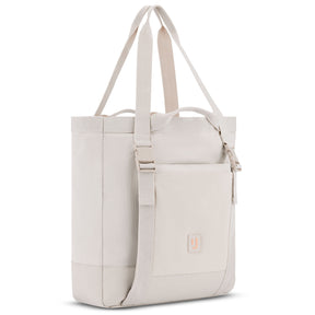 Beige Johnny Urban Tote Bag 'Jessy' aus robustem Material mit langen Griffen und Außentasche
