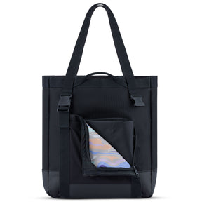 Johnny Urban Tote Bag ‚Jessy‘ in Schwarz mit integriertem Reißverschlussfach und faltbarer Picknickdecke
