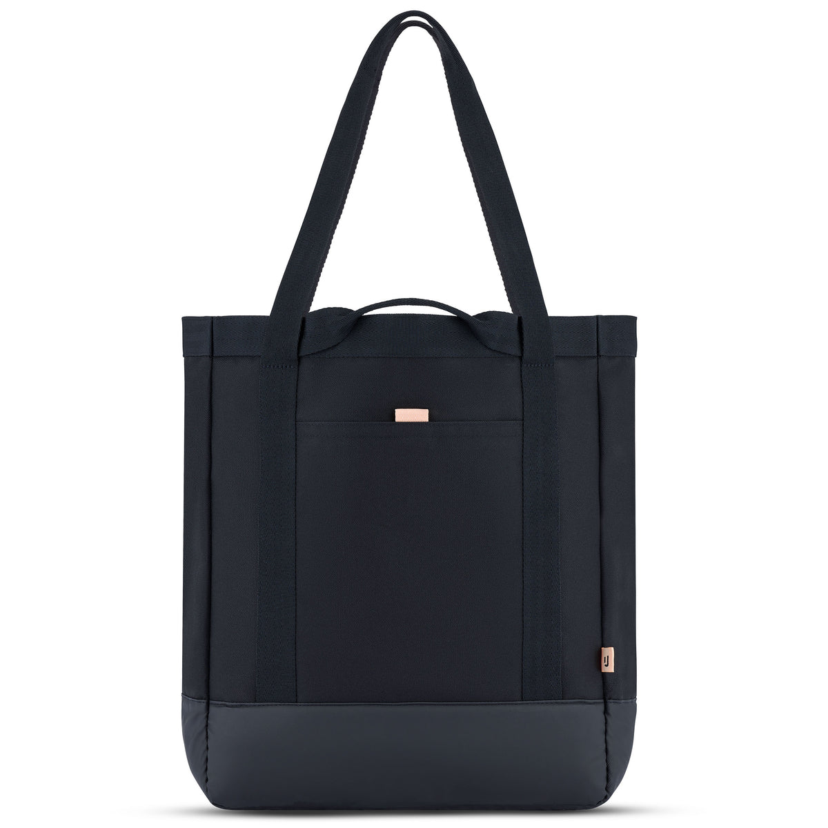 Schwarze Johnny Urban Tote Bag ‚Jessy‘ aus robustem Material mit kurzem Griff und langem Schulterriemen