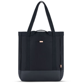 Schwarze Johnny Urban Tote Bag ‚Jessy‘ aus robustem Material mit kurzem Griff und langem Schulterriemen