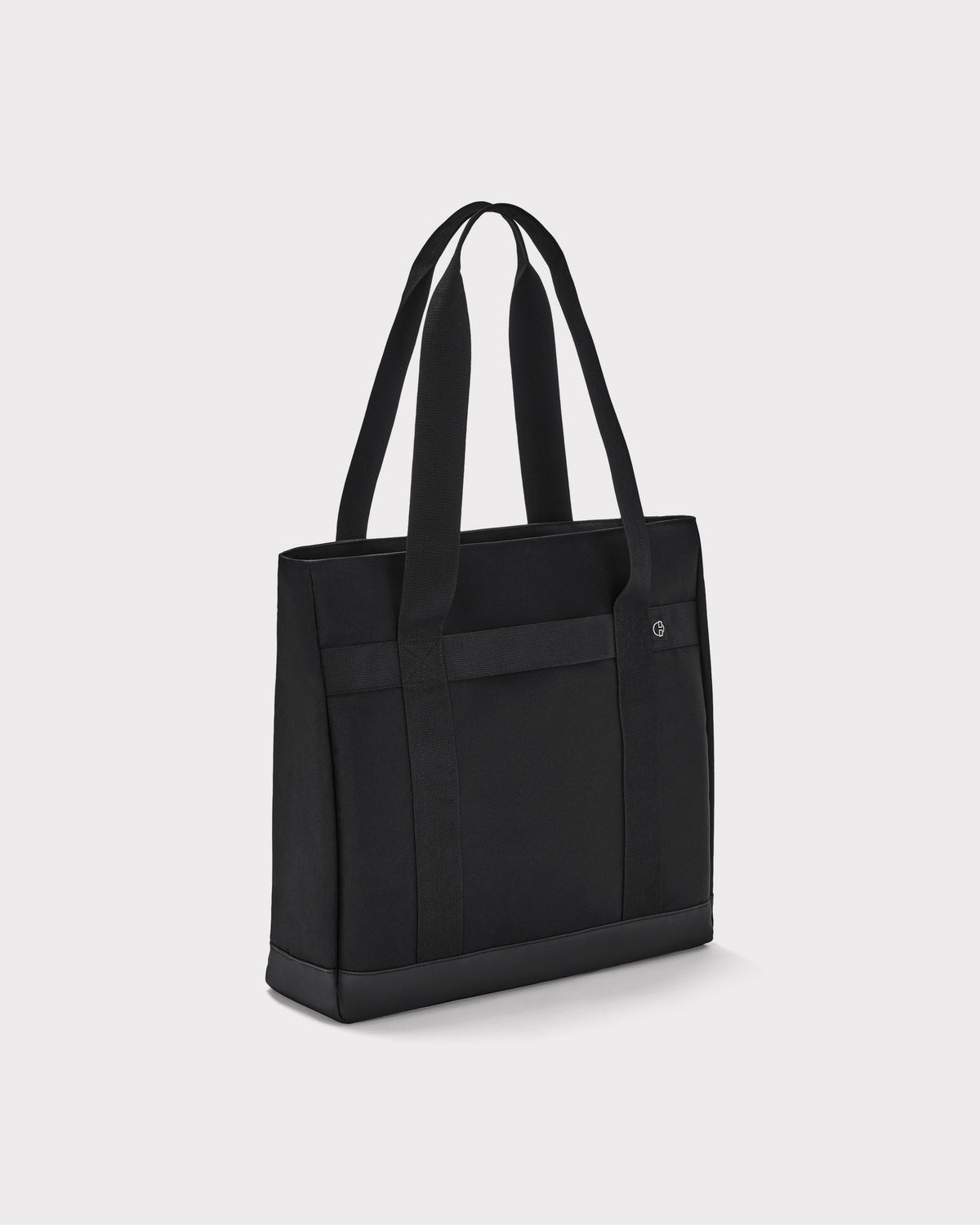 Schwarze Tote-Bag Shopper 'Kim' von Johnny Urban aus Stoff mit langen Griffen