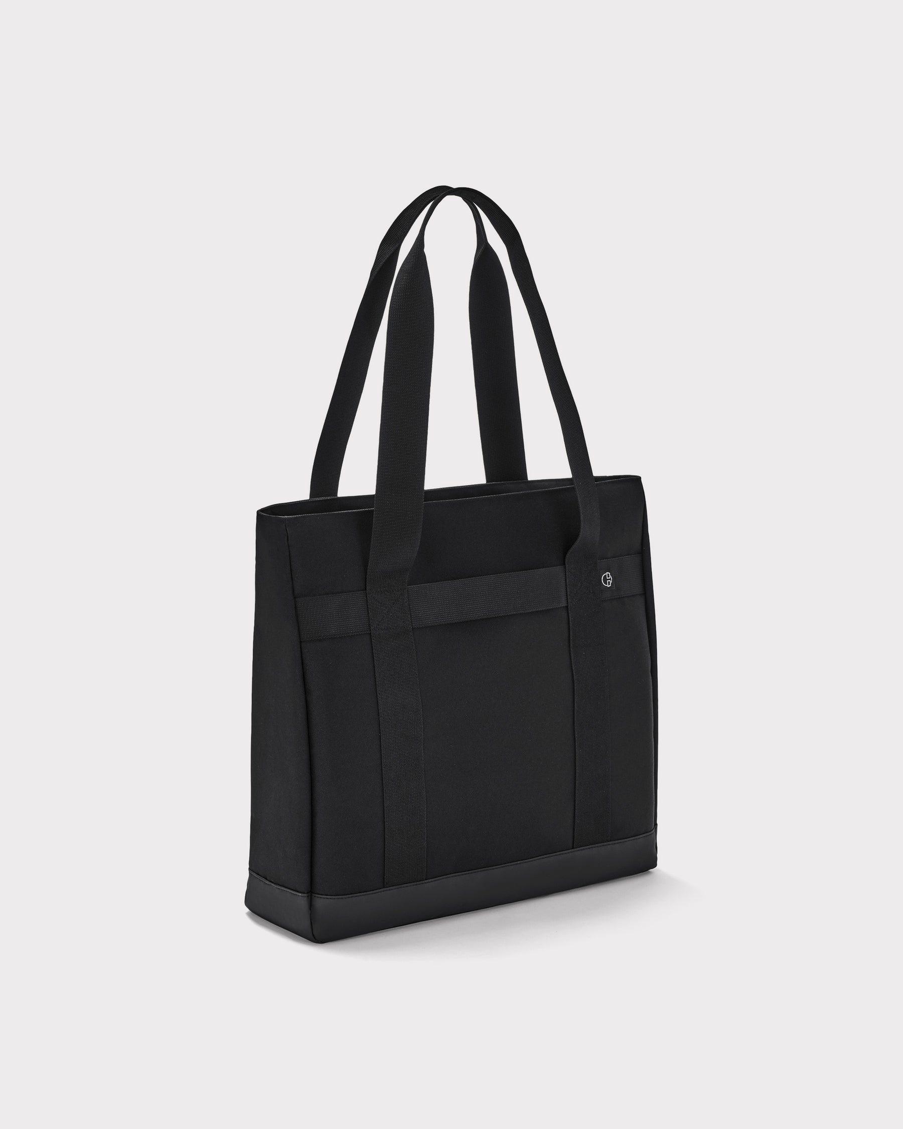 Schwarze Tote-Bag Shopper 'Kim' von Johnny Urban aus Stoff mit langen Griffen