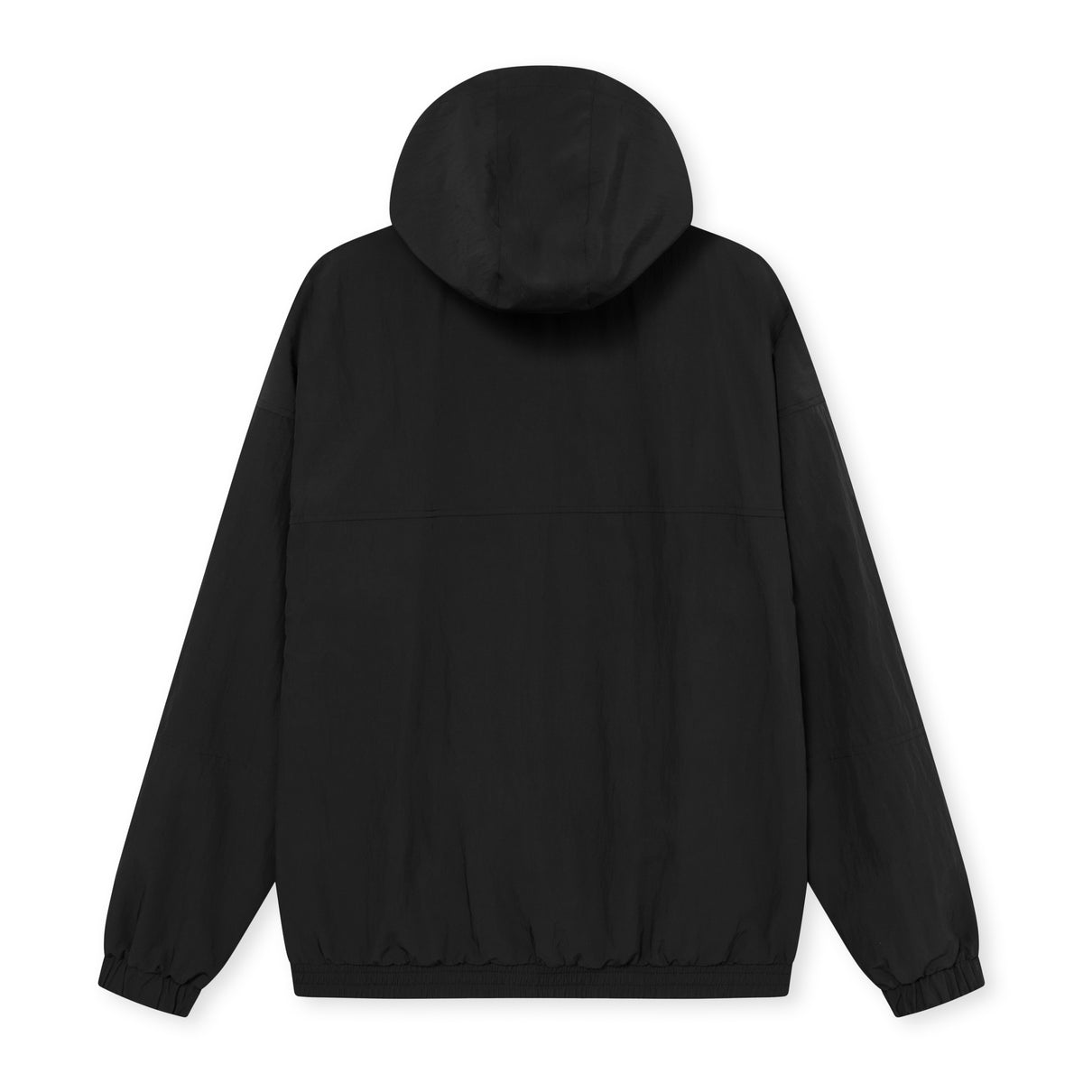 Schwarze Herren-Übergangsjacke 'Lennon' mit Kapuze und elastischen Bündchen