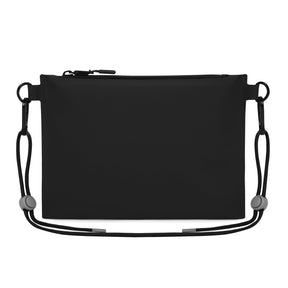 Schwarze wasserdichte Dry Bag 'Alfie' mit verstellbarem Kordelzug und Reißverschluss
