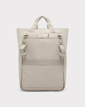 Beige Wickeltasche 'Blair' mit zwei kurzen Tragegriffen und abnehmbaren Schultergurten