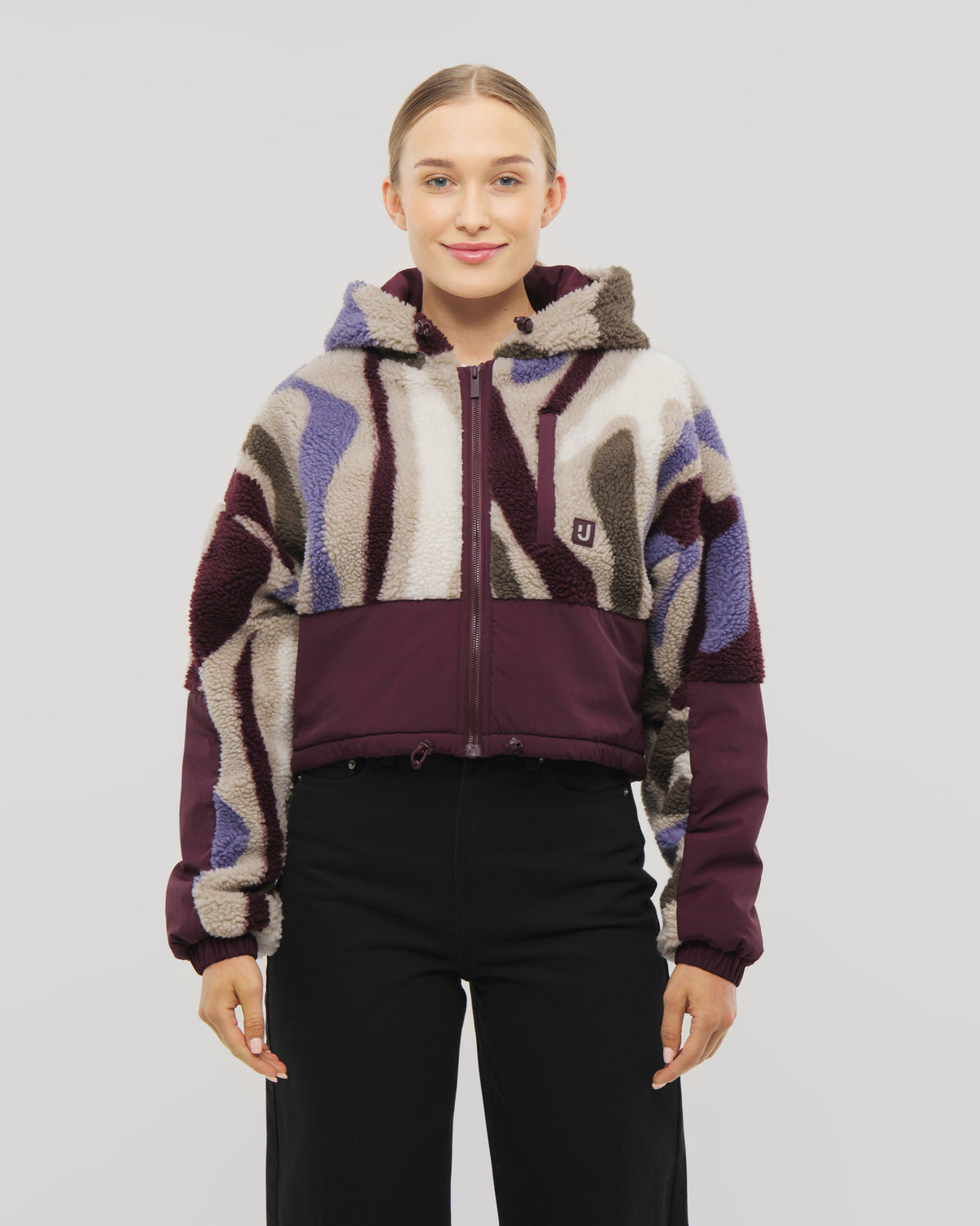 Cropped Teddy Fleecejack "Carey"