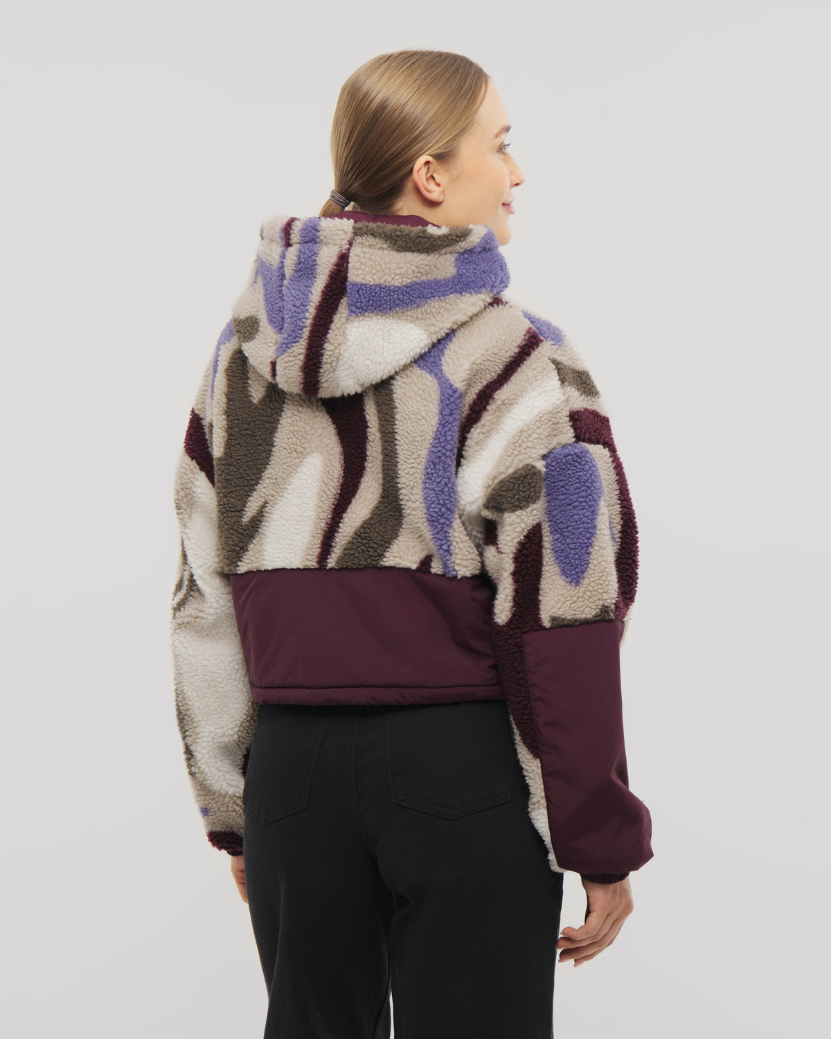 Cropped Teddy Fleecejack "Carey"
