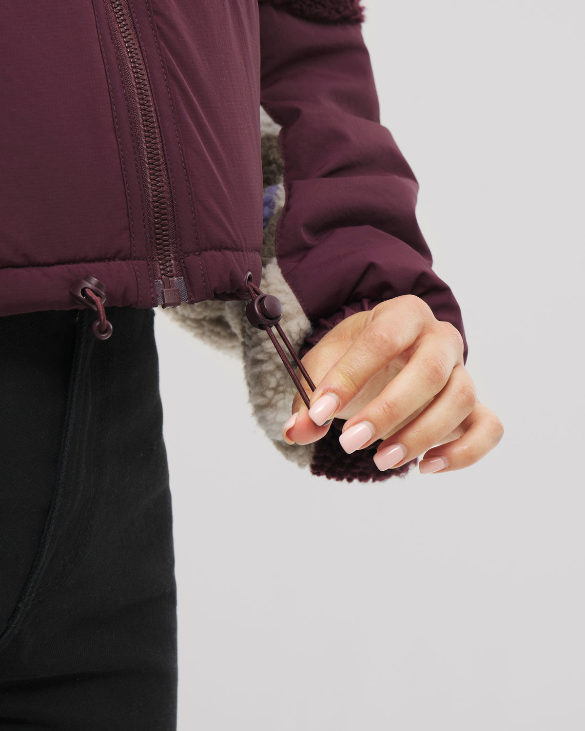 Cropped Teddy Fleecejack "Carey"