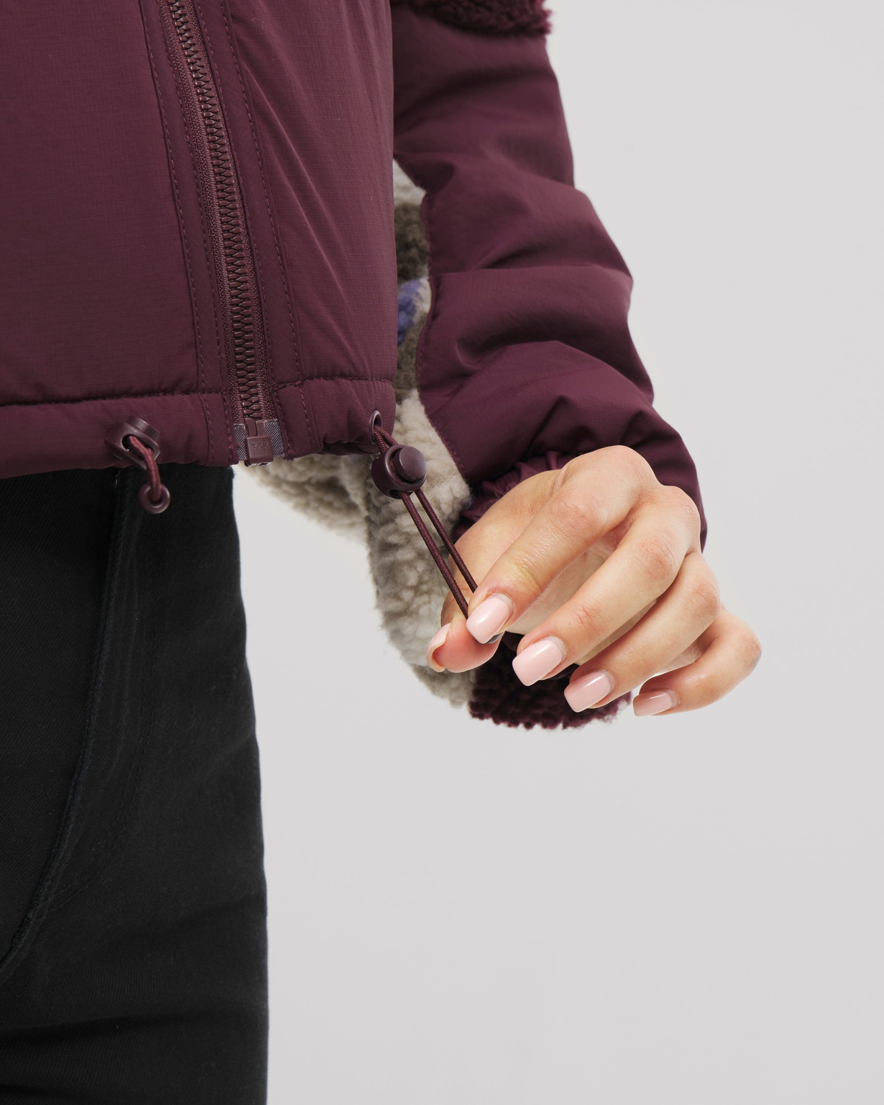 Cropped Teddy Fleecejacke "Carey"