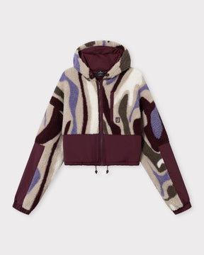 Cropped Teddy Fleecejacke "Carey"