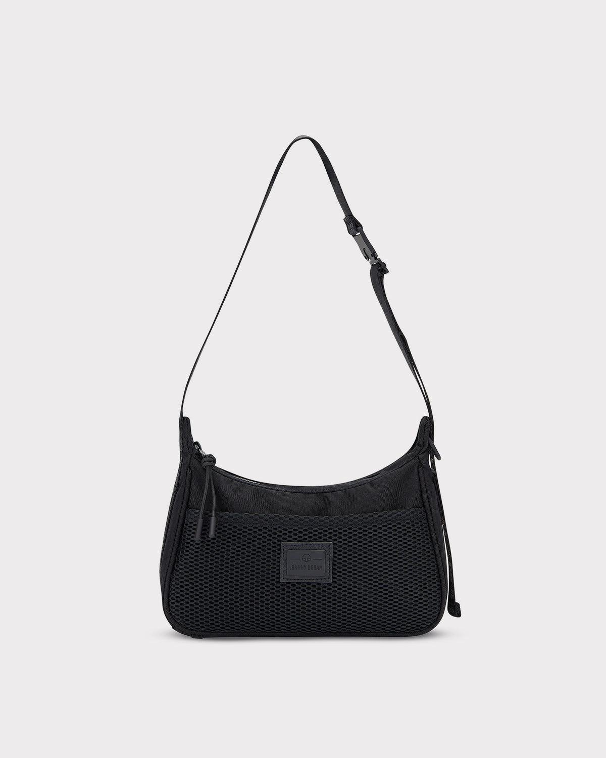 Schwarze Handtasche 'Maddy' von Johnny Urban mit rechteckigem Design und verstellbarem Schultergurt