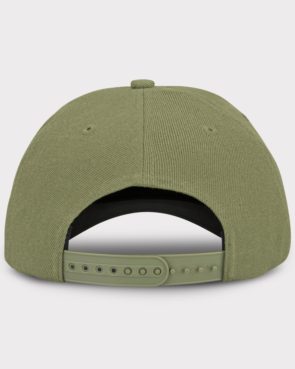 Grüne verstellbare Baseball-Cap 'Dean' mit gekrümmtem Schirm, Rückansicht
