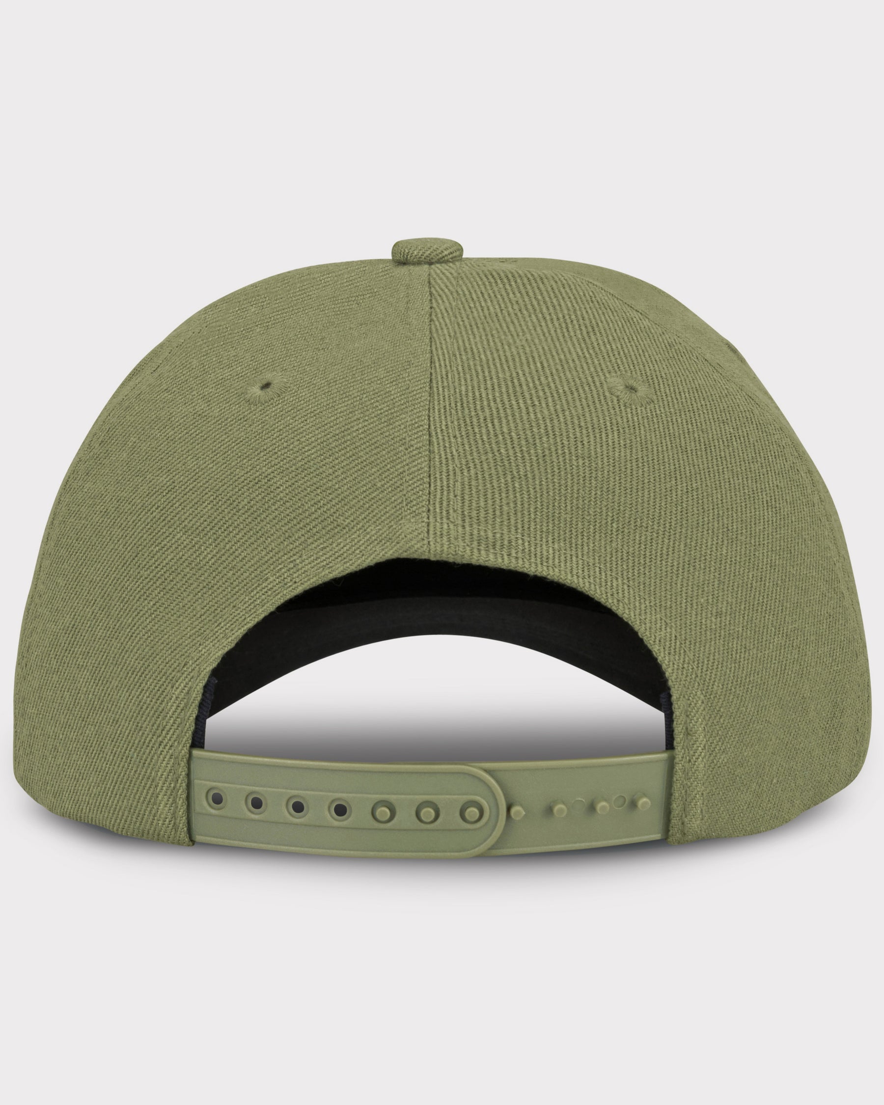 Grüne verstellbare Baseball-Cap 'Dean' mit gekrümmtem Schirm, Rückansicht
