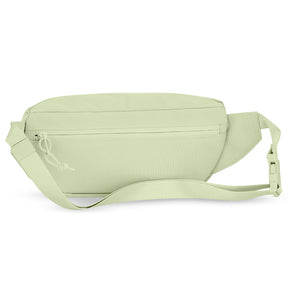 Bauchtasche 'Tom' für Damen in hellem Limettenton mit Reißverschluss vorne und verstellbarem Gurt