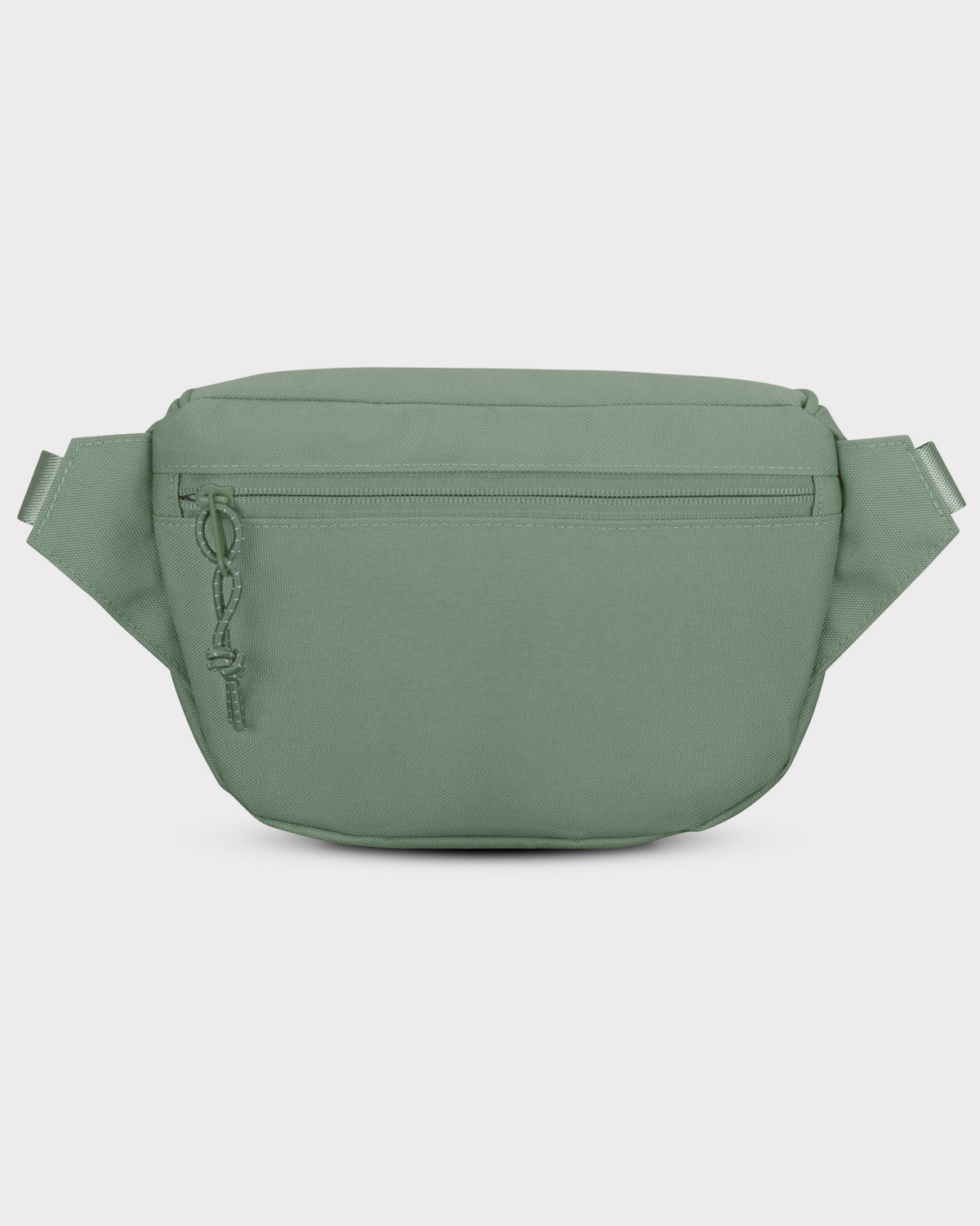 Grüne Bauchtasche 'Ben' mit Reißverschluss vorn und verstellbarem Gurt