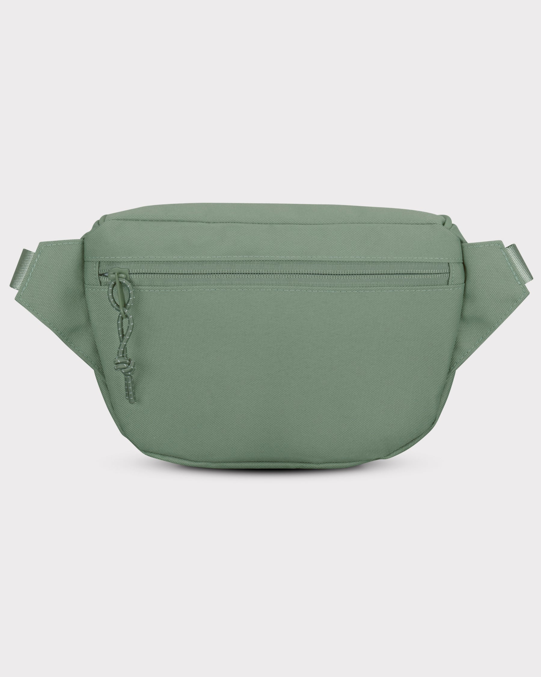Grüne Bauchtasche 'Ben' mit Reißverschluss vorn und verstellbarem Gurt
